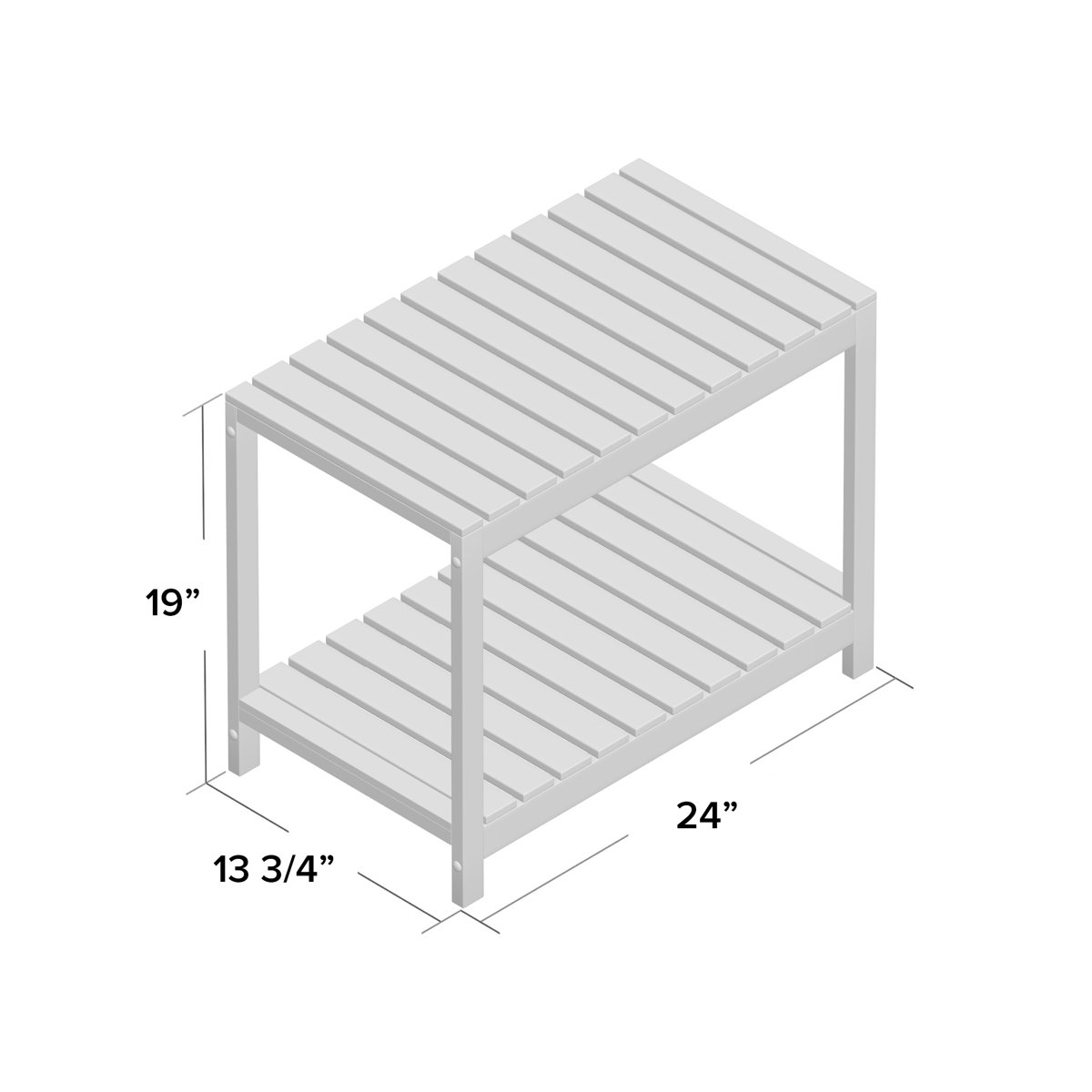 Dotted Line™ Chet 24'' W Bamboo Shower Bench & Reviews Wayfair